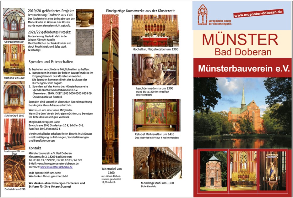 Vereinsaktivitäten des Münsterbauvereins in 2020/21