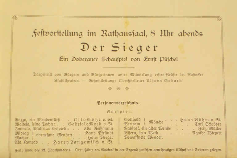 Die Historie der Kloster-Jubiläen – Das Jahr 1921