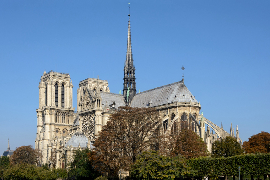 Die Bilder von Notre-Dame gingen um die Welt